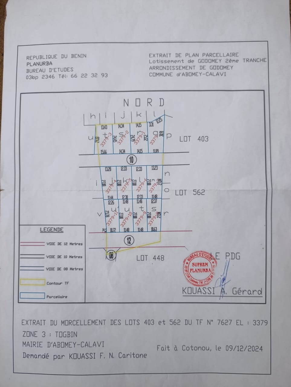 PARCELLES